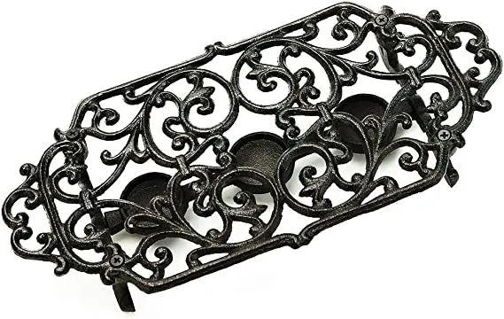 Подставка под горячее на 3 свечи, чугун