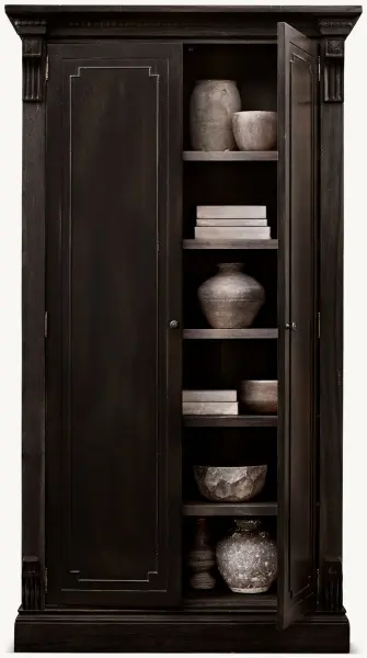 Шкаф двухстворчатый распашной Сент-Джеймс блэк