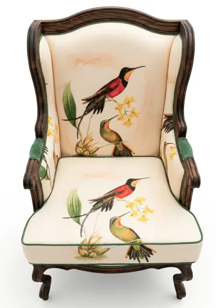 Кресло Сезарина «Райские птицы», версия 1