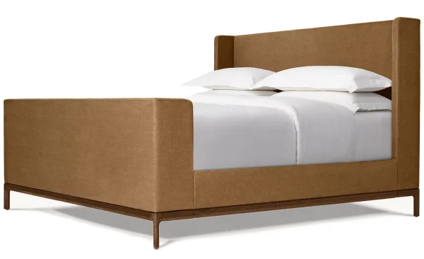 Кровать мягкая 180 200 Палаццо бежевая