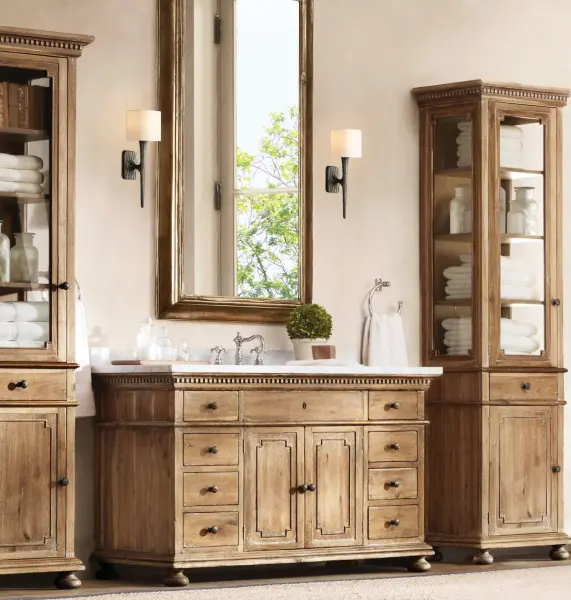 Шкаф-витрина узкая высокая Сент-Джеймс блэк