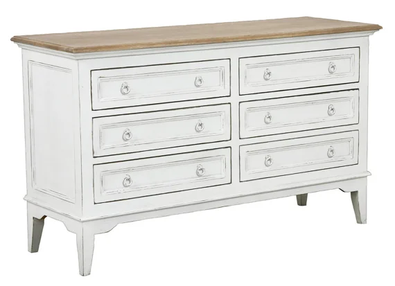 Комод из массива дерева с 6 ящиками Либерти