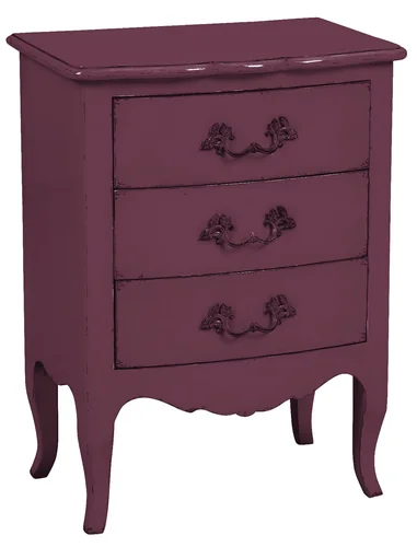 Комод из массива малый Флоранс брусника