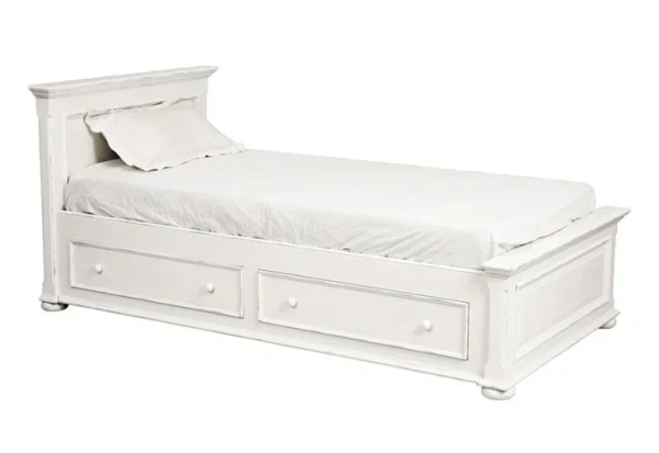 Кровать из дерева с ящиками 120 190 Нордик