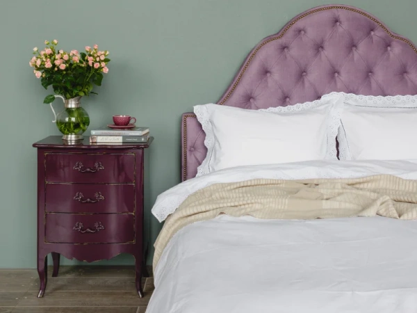 Комод прикроватный Флоранс брусничный