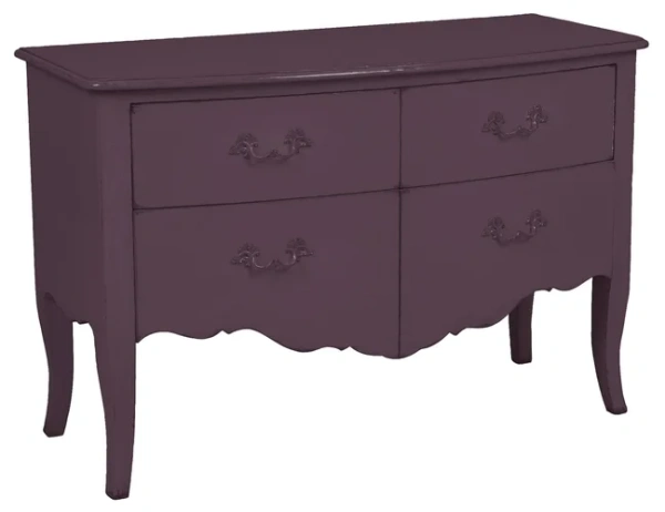 Комод из дерева большой Флоранс черника фото